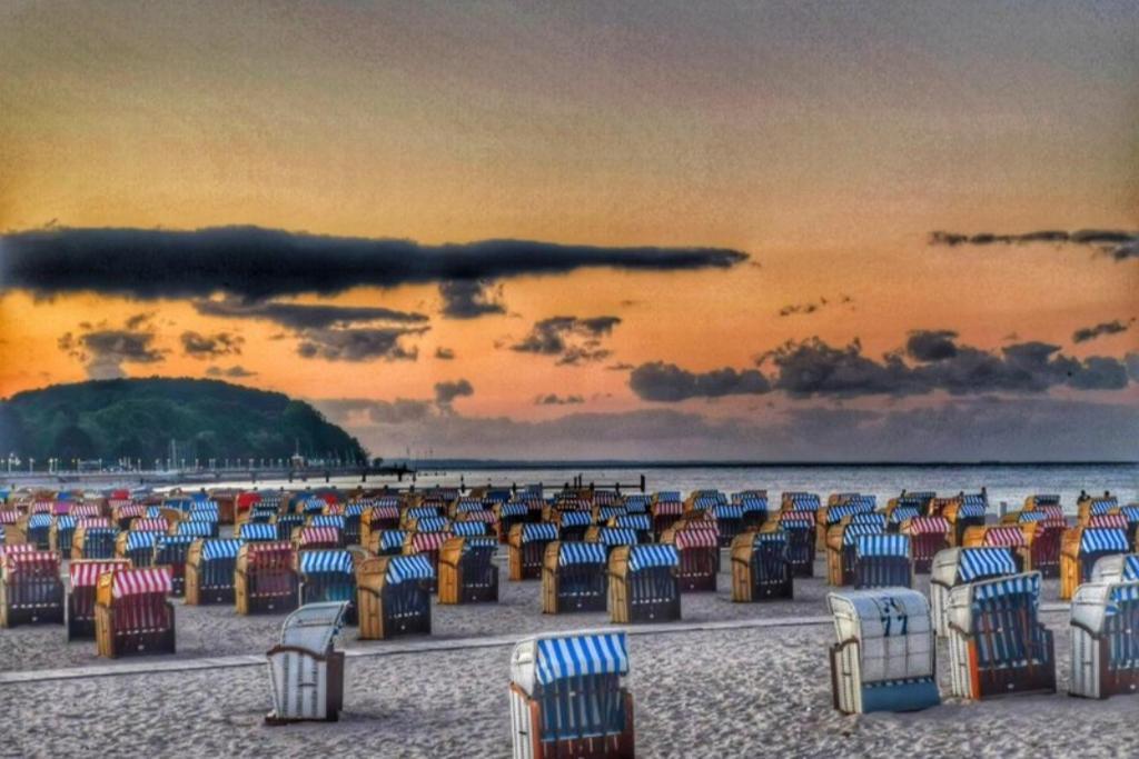 Obj 84 Meerblick Fewo Fuer 2 Bis 3 Personen Strandnah, Wlan Lübeck Eksteriør bilde