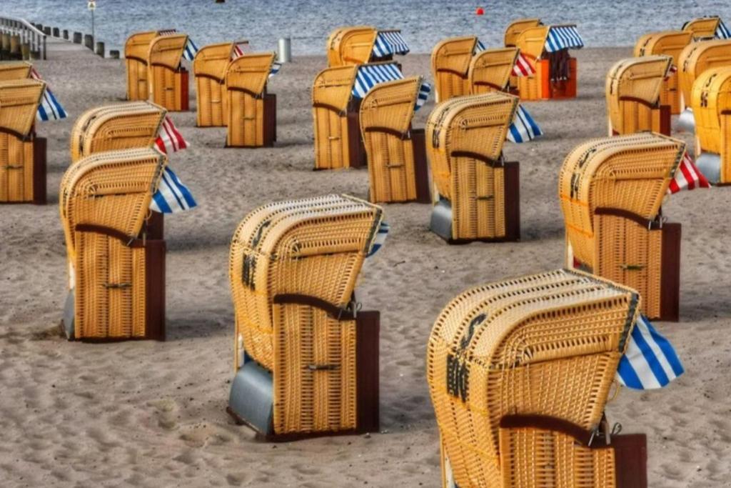 Obj 84 Meerblick Fewo Fuer 2 Bis 3 Personen Strandnah, Wlan Lübeck Eksteriør bilde